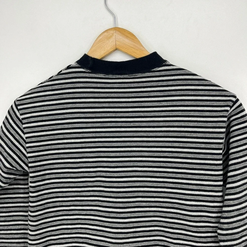 Warner Bros Studio Store Kids Taz Snowboarding Striped Long Sleeve Shirt M 1996